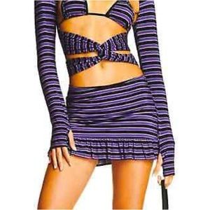 CARRIE SKIRT - STRIPE